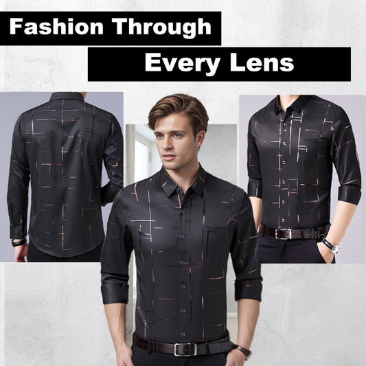 🌲 Saldi di Capodanno 50% DI SCONTO🌲 Camicia Uomo Leggera Senza Stiro