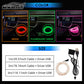 Luci d'atmosfera a striscia LED per interni auto Pro