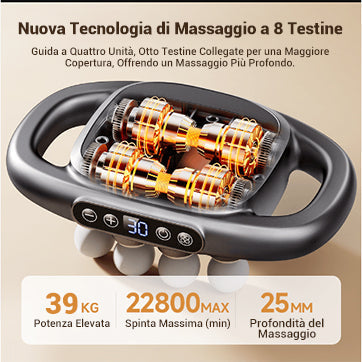 💕Set pistola massaggiante a 8 testine con 16 velocità✈️spedizione gratuita