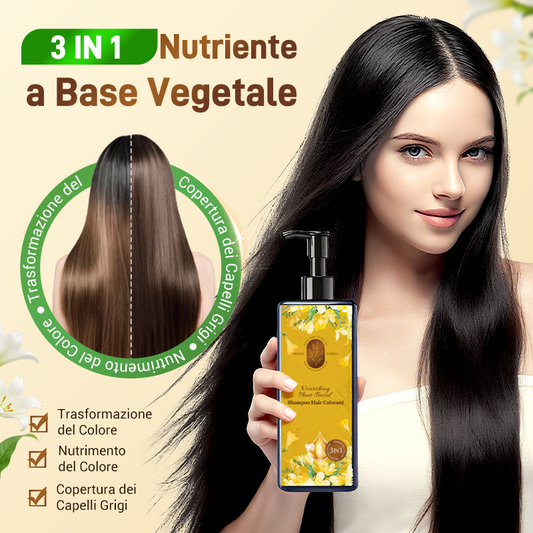 🔥 Hot Sale 2025 🔥 Colore Capelli Nutriente a Base Vegetale 🎁 Omaggio Spazzola!