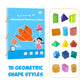 👶✨Libro di Apprendimento della Geometria 3D con Cordino