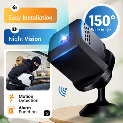 📹 50% DI SCONTO! 🎉 Mini Telecamera di Sicurezza HD – Visione Notturna, Rilevamento Movimento & Installazione Rapida 🔒📦
