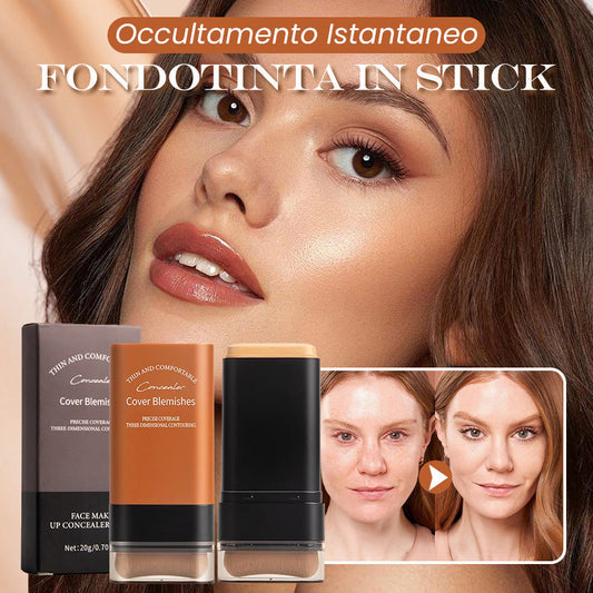 💞 ACQUISTA 1, OTTIENI 1 GRATIS !! 💞✨ Fondotinta Istantaneo Correttivo in Stick con Pennello Incorporato🔥