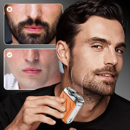 🎁49% DI SCONTO! Rasoio portatile a doppio anello, un regalo pratico per lui~