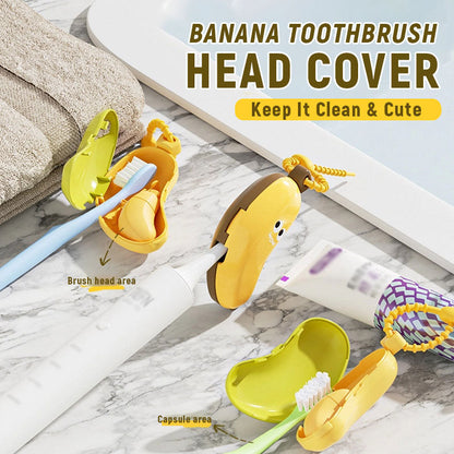 🍌 Copricapo per spazzolino a forma di banana – Mantienilo pulito e carino!🪥✨
