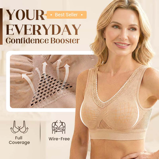 ✨ 1+1 GRATIS – 2 pezzi reggiseno in puro cotton senza bottoni comodo e modellante