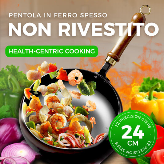 🔥 Vendita calda 50% di sconto🔥 Pentola in Ferro Spesso Non Rivestito