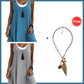 ⏰Saldo ultimo giorno -50%💃Abito t-shirt falso due pezzi da donna – taglio morbido e senza maniche
