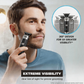 ⏳ TEMPO LIMITATO: 50% DI SCONTO! 🏆 Set da toelettatura professionale 3-in-1 di lusso per uomo – Trimmer a lama T, rasoio a lamina e trimmer per naso – con display LED e ricarica USB