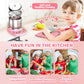 🎁Mini Cucina Giocattolo per la Vera Cucina dei Bambini - Set da 22 PZ