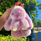 🏆OFFERTA SPECIALE A TEMPO LIMITATO -49% 🐰 Ciondoli morbidi a pompon con coniglietto fatti a mano
