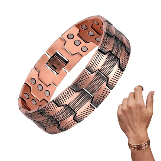 💥Offerta a tempo limitato – Bracciale magnetico in rame – Allevia l'affaticamento e favorisce la circolazione sanguigna