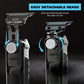 ⏳ TEMPO LIMITATO: 50% DI SCONTO! 🏆 Set da toelettatura professionale 3-in-1 di lusso per uomo – Trimmer a lama T, rasoio a lamina e trimmer per naso – con display LED e ricarica USB