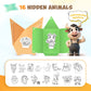 👶✨Libro di Apprendimento della Geometria 3D con Cordino