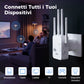 🎁Ultimo giorno: sconto del 49%! 🔥 Amplificatore Wi-Fi 2026 – 1200 Mbit/s, dual band (5 GHz / 2,4 GHz) 📶 Amplificazione massima del segnale – connessione stabile in tutta la casa!