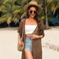 💕Nuovo arrivo -50%😍Cardigan lungo in maglia oversize da donna – kimono leggero in cotone con frange per primavera ed estate 🌸