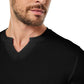 Top uomo sportivo lunga costine 🔥 – Scollatura a V, manica lunga, traspirante per palestra/casual