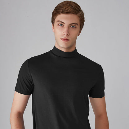 🔈🔈2026 Saldi - 50% DI SCONTO🎁T-shirt slim fit con collo alto da uomo