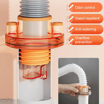 ⏳2025 Nuovo-Risparmia 50%✨️Tee Multifunzionale per Tubi di Scarico Giunto Anti-odore