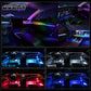 Luci d'atmosfera a striscia LED per interni auto Pro