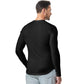Top uomo sportivo lunga costine 🔥 – Scollatura a V, manica lunga, traspirante per palestra/casual