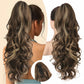 💜 OFFERTA DELL'ULTIMO GIORNO - 50% DI SCONTO 💜 Extension per capelli ricci mossi crespi con coda di cavallo