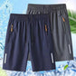 🔥 Vendita calda 50% di sconto 🥰  Shorts estivi elastici da uomo 💎 Tasche traspiranti, con cerniera e stretch fit 🩳❄️
