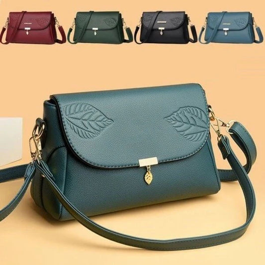 Borsa moda da donna multistrato in pelle PU