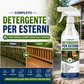 🌿 SCONTO DEL 50% A TEMPO LIMITATO! Detergente spray per superfici esterne, smacchiatore ad azione rapida per terrazze, mobili in legno e superfici esterne
