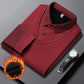 Camicia da Uomo con Risvolto Finto Due Pezzi a Maglia