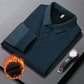 Camicia da Uomo con Risvolto Finto Due Pezzi a Maglia