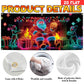 🎇🚪UV Activated Christmas Garage Door Cover Banner, Glows in Dark🔥🎉
