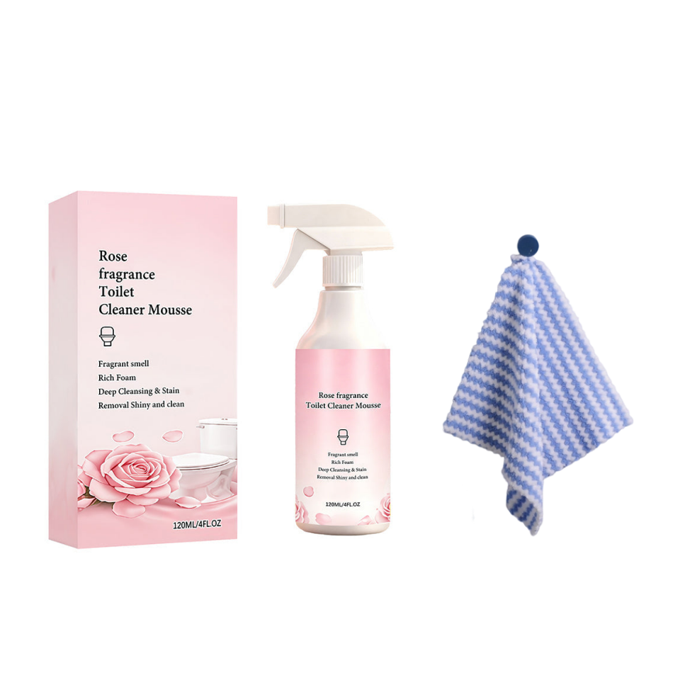 ⏳🔥 SCONTO A TEMPO LIMITATO DEL 50%! 🧼 Spray detergente multiuso per bagno – elimina calcare, residui di sapone e sporco