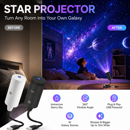💕Proiettore di stelle HD Plug-and-Play