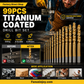 🏭✨ Outlet di fabbrica – Set da 50 punte per trapano in titanio 🔩⚡🧰