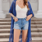 💕Nuovo arrivo -50%😍Cardigan lungo in maglia oversize da donna – kimono leggero in cotone con frange per primavera ed estate 🌸
