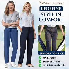 ⏳ULTIMO GIORNO DI VENDITA 50% DI SCONTO!! 🔥Pantaloni casual da donna ultra morbidi elasticizzati con drappeggio perfetto 👖🎁