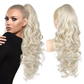 💜 OFFERTA DELL'ULTIMO GIORNO - 50% DI SCONTO 💜 Extension per capelli ricci mossi crespi con coda di cavallo