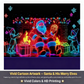 🎇🚪UV Activated Christmas Garage Door Cover Banner, Glows in Dark🔥🎉