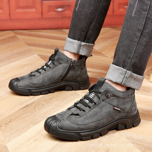 ☃️La primavera sta arrivando.✨Sneaker in Pelle con Fodera in Lana Sintetica Uomo👟