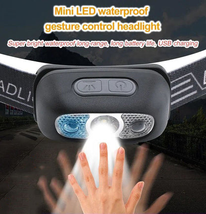Mini LED impermeabile frontale a controllo gestuale