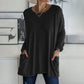 🔥Scorte limitate disponibili 50% DI SCONTO🔥T-Shirt Donna con Tasca Collo Tondo Manica Lunga Morbida