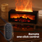 🔥 SCONTO 50% – ULTIMO GIORNO! 💦 Umidificatore con effetto caminetto – 7 colori LED e telecomando, atmosfera rilassante per casa o ufficio 🌙📦