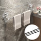 🛁✨ Portasciugamani estensibile con ventosa, senza foratura – leggero e di lusso