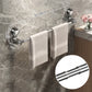 🛁✨ Portasciugamani estensibile con ventosa, senza foratura – leggero e di lusso