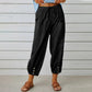 💓SCONTO DEL 50%!💞 Pantaloni da donna a gamba larga e dritta – Cotone e lino traspiranti, vestibilità aderente e tasche pratiche 👖