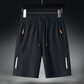 🔥 Vendita calda 50% di sconto 🥰  Shorts estivi elastici da uomo 💎 Tasche traspiranti, con cerniera e stretch fit 🩳❄️
