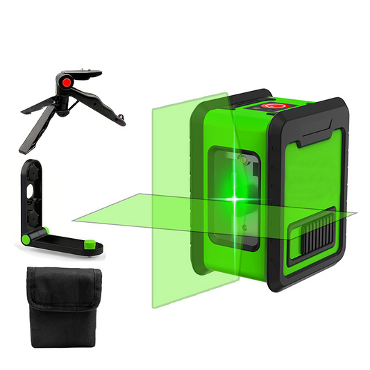 📐 SCONTO DEL 50%! 🔦 Livella laser a linee incrociate di alta precisione – Autolivellante, linee verticali/orizzontali e design compatto 🔧