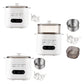 Set mini cuociuova multifunzionale con pannello touch intelligent