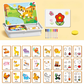 Scatola Puzzle Magnetica per Bambini con Giochi e Lavagna da Disegno